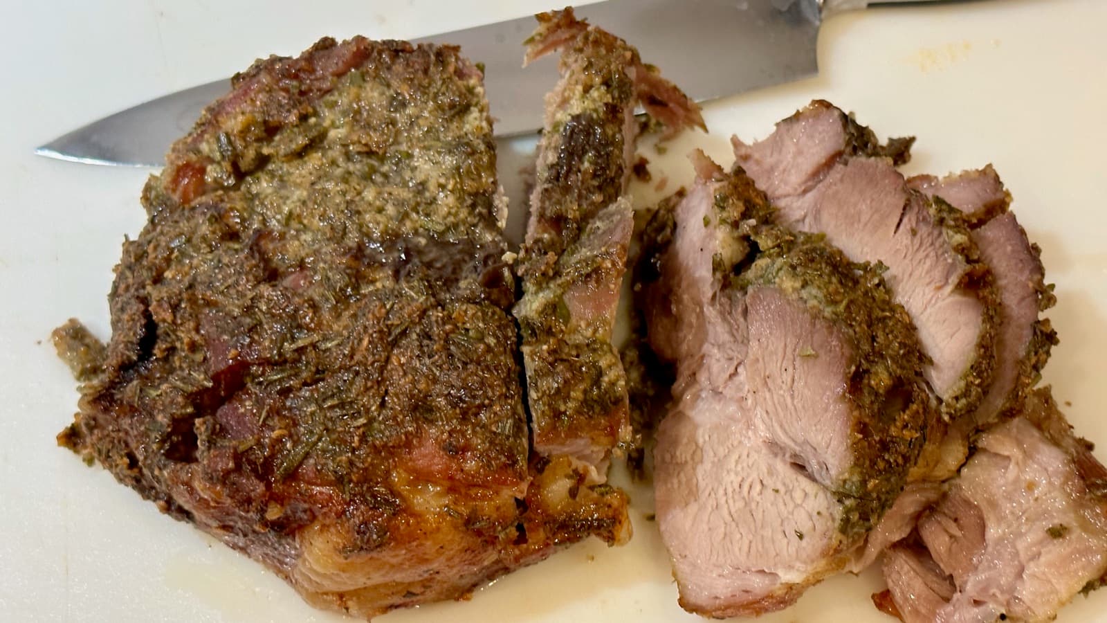 Roast Pork Shoulder with Rosemary and Garlic